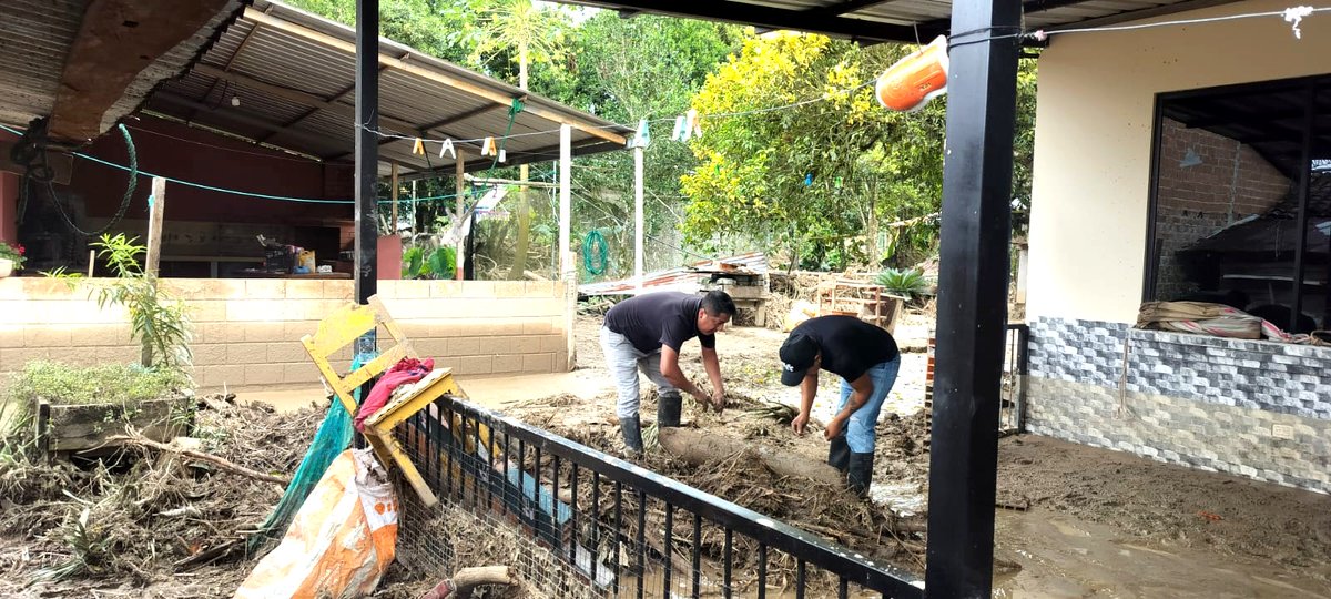 goberzamora's tweet photo. ✅ Retiro de material vegetal. 
✅ Recolección de residuos sólidos.

#GobiernoDelEcuador https://t.co/DSWu0FrRPe