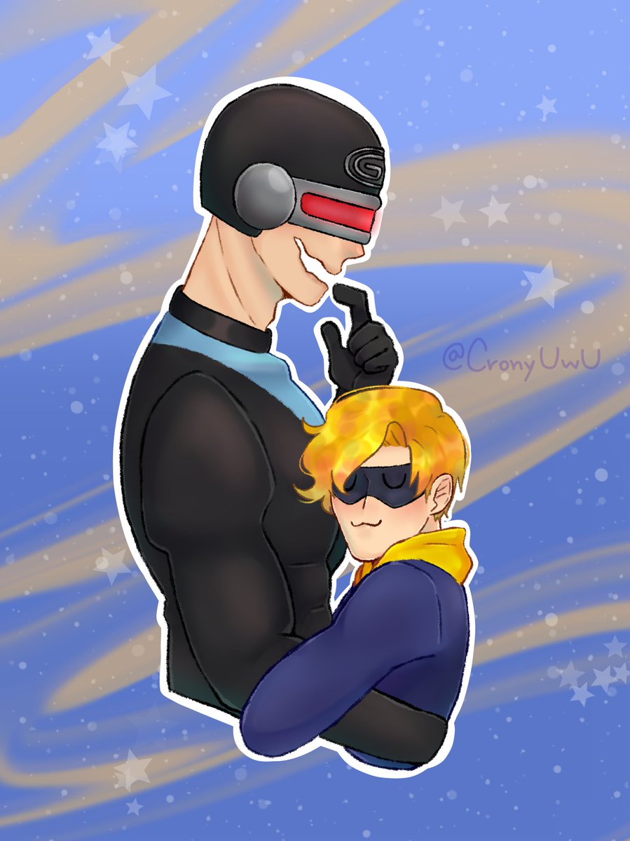BeaChan48961299's tweet photo. A commission done by @CronyUwU1, go support them and other Venezuelan artists with the links below! #gammabeam #theincredibles #gammajack #gazerbeam https://t.co/roZodr3q83