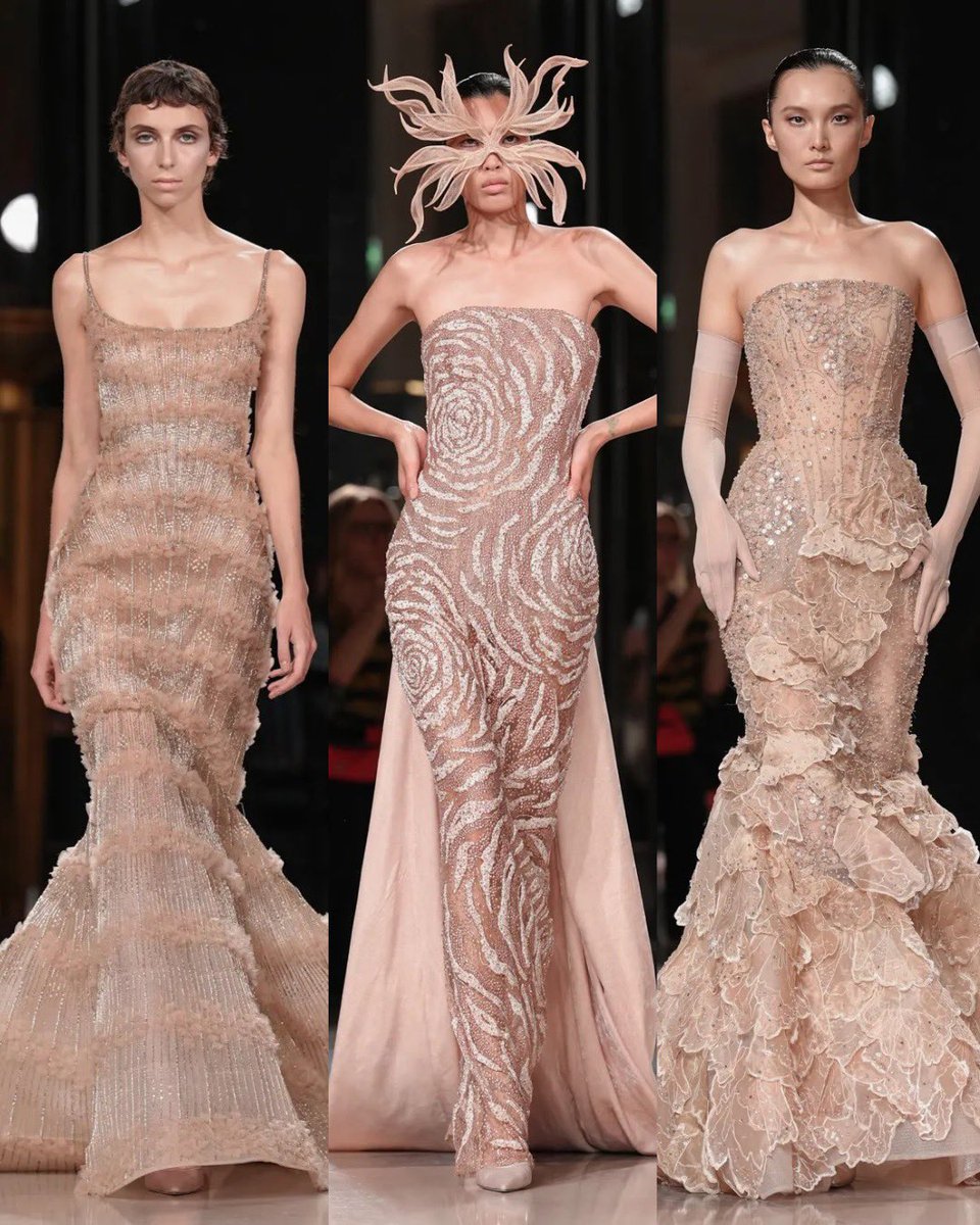 flwa66's tweet photo. Elie Saab Fall 2026 Couture 🪡 #parisfashionweek https://t.co/ze4WVtH60h