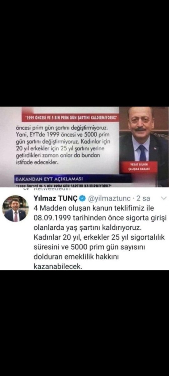 zgr208563311193's tweet photo. #yetermi 3 yıldan beri Adalet arıyoruz
Bir buçuk milyar mağdur bıraktılar eyt'nin 5000 prim ve ismi emeklilik hakları verilmedi 3 yıldan beri Adalet arıyoruz alıntı yaptım tweet bir milyon görüntüleme oldu
@ozngndgdu Adalet arıyoruz
@gkayis @vedatbilgn
#5BinVeKısmiyeAdalet https://t.co/GfJa9zw6Ac
