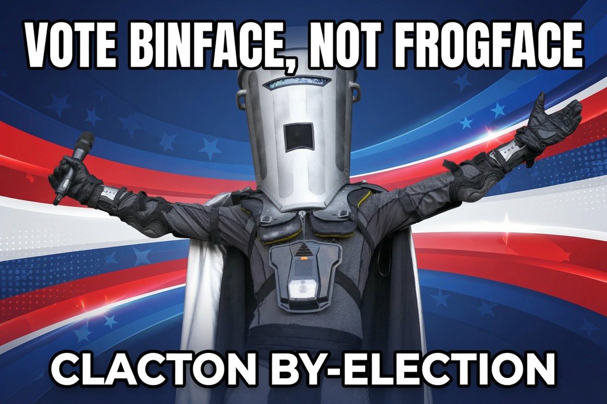 paulpatten's tweet photo. @piersmorgan Let’s get behind Binface.. https://t.co/8vW83M2K5X