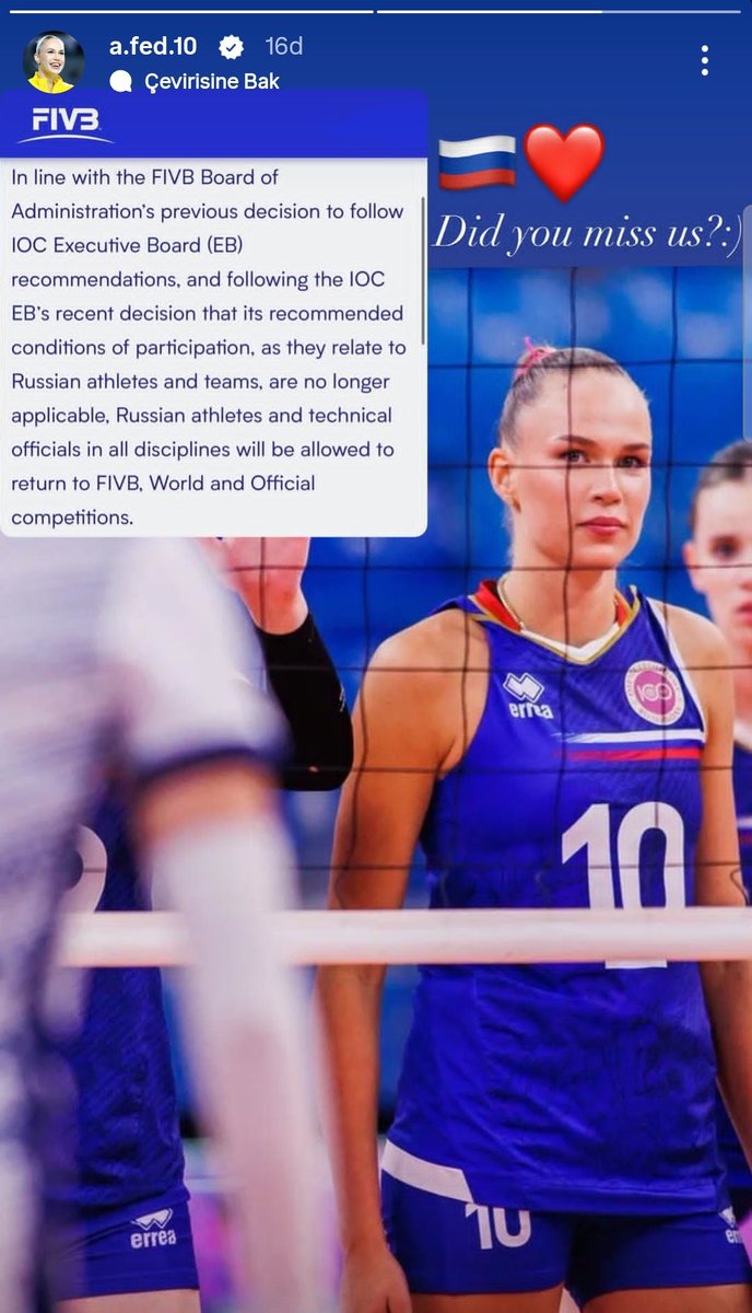 gibbybaris's tweet photo. ⚡ Arina Fedorovtseva:

"🇷🇺❤️ Bizi özlediniz mi?:)" https://t.co/0ej65DlxTd
