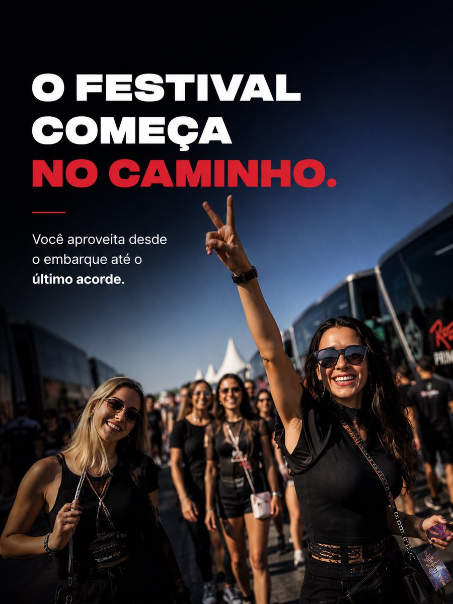 FooFighters_BR's tweet photo. Mais do que um transporte, você embarca em uma jornada pensada para quem quer viver cada momento do festival: ônibus executivos, Espaço Primeira Classe com atrações e serviços exclusivos e o grande diferencial de ser o único transporte com desembarque dentro da Cidade do Rock. https://t.co/OcmPvtpF2o