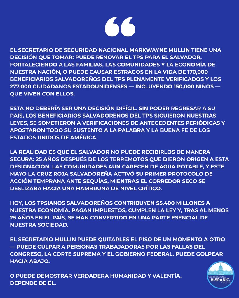 Congressional Hispanic Caucus tweet media