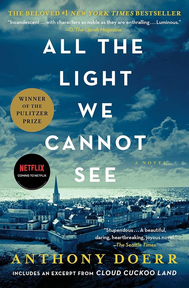 leorit's tweet photo. Finished reading All The Light We Cannot See by Anthony Doerr.  #wwII #France #Germany #StMalo #book https://t.co/lf6qsObdMV