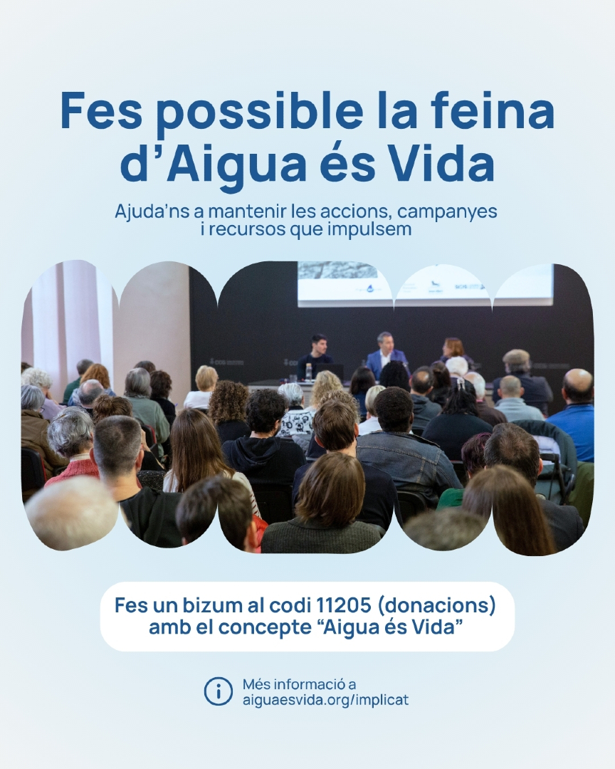 aiguaesvida's tweet photo. La contaminació agroindustrial amenaça els nostres rius i aqüífers 👉 La teva donació ens permet denunciar la sobreexplotació i protegir els ecosistemes catalans

📲  Dona'ns suport via Bizum (codi 11205) amb el concepte "Aigua és Vida"

T'expliquem com 🔗 https://t.co/P8amlfzrLp https://t.co/SksADd8k0a