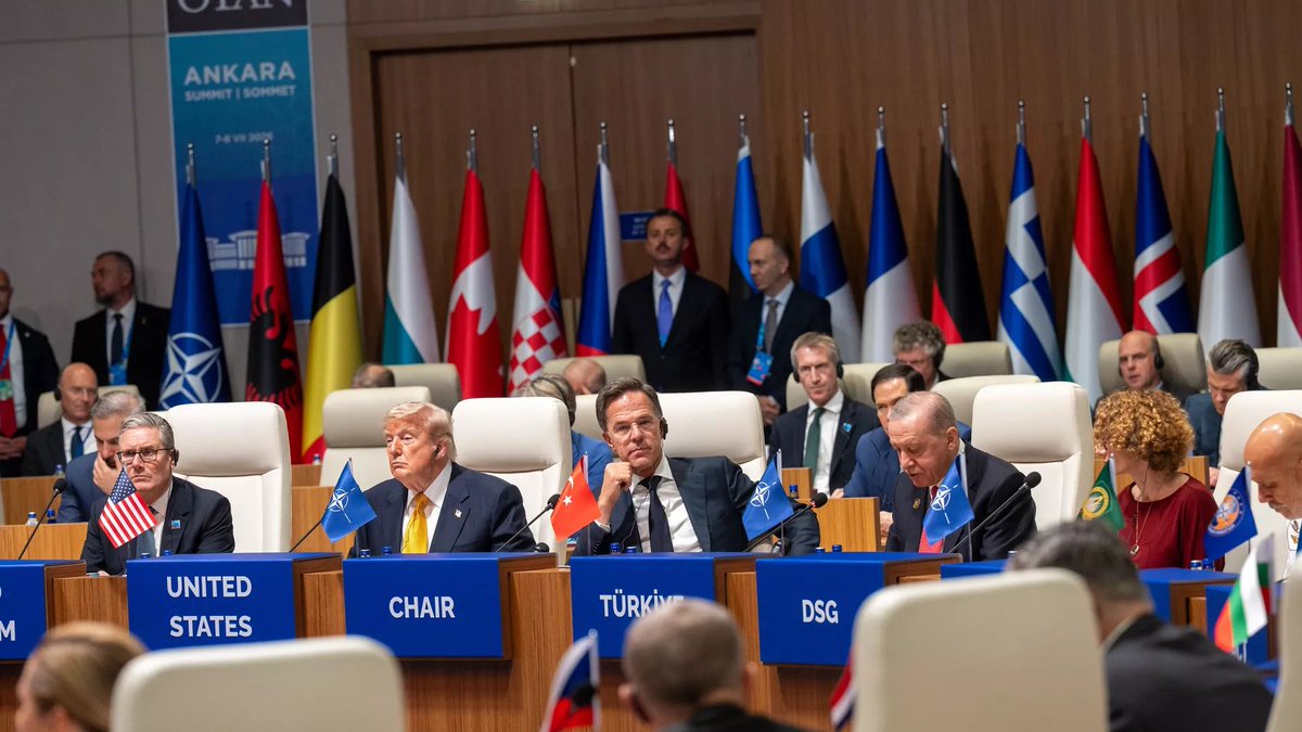 gogamkd's tweet photo. Addressed the 36th NATO Summit in Ankara today.

We sent a strong message of unity, solidarity, and shared responsibility in tackling today's global security challenges.

The Macedonian state remains a committed and credible Ally, actively contributing to the Alliance's security while continuing to strengthen its defence capabilities.

The principles of equality, solidarity, and credibility that guide NATO should also be applied consistently in the European integration process.