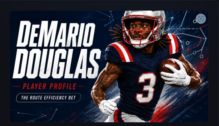 DraftWithDoug's tweet photo. New from Delta Fantasy, @FloydSteph43990:

DeMario Douglas does not look exciting in the box score, but his per-route efficiency tells a more interesting story.

https://t.co/wtG7zotPmu

All tools now FREE on https://t.co/52N7H8cdZo https://t.co/qqvcqe1K4V