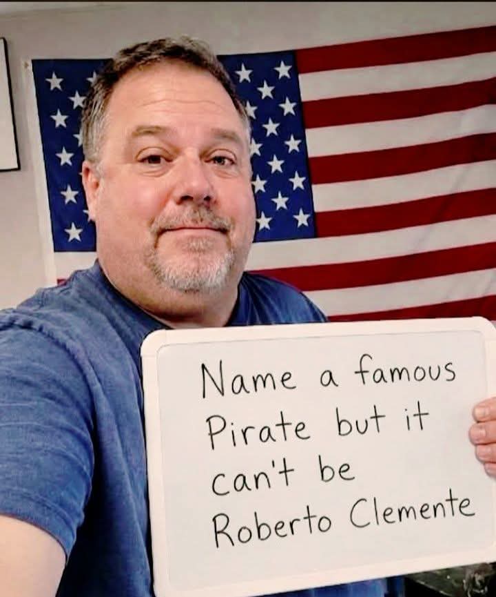 iqrafatma1278's tweet photo. Name a famous Pirate but it Can't be Roberto Clemente https://t.co/Y111Hb2s7L