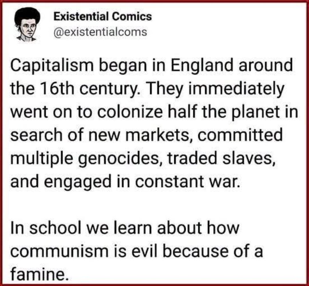 ItsLulu_7's tweet photo. Capitalism and it's atrocities must be understood by the people https://t.co/7mdGuboWIP