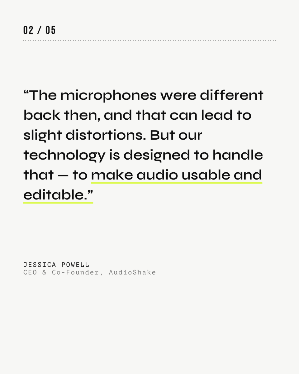 AudioShake tweet media