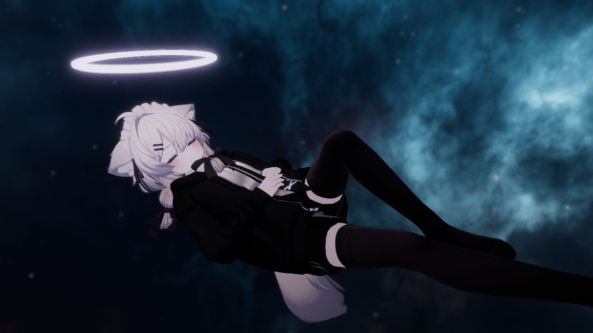beef_0422's tweet photo. 用聲響刻畫宇宙藍圖 是他在地球上的 唯 一 使 命

#真冬3D #Mafuyu3D #VRChat https://t.co/2VNZNqzjVr