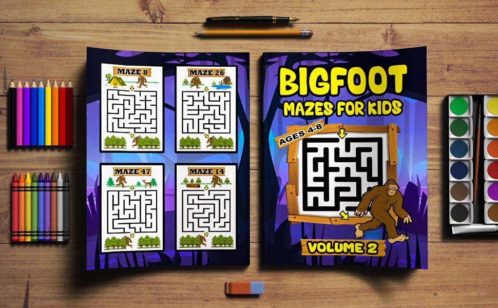 BayberryForest's tweet photo. Once the child completes all 56 #Bigfoot mazes, proudly present them with the "Special Award" certificate that they can hang on their wall or the refrigerator. #Yeti, #Sasquatch, #Grassman, #SkunkApe
https://t.co/M3Gj9ntihT https://t.co/SOBiMrou2E