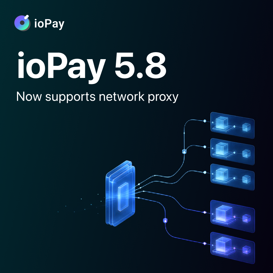 iopaywallet's tweet photo. ioPay 5.8 is here 🚀

Use your favorite dApps with built-in network proxy support — smoother access, better privacy, right inside ioPay 🌐🔒 https://t.co/6Fr6XG4lbB