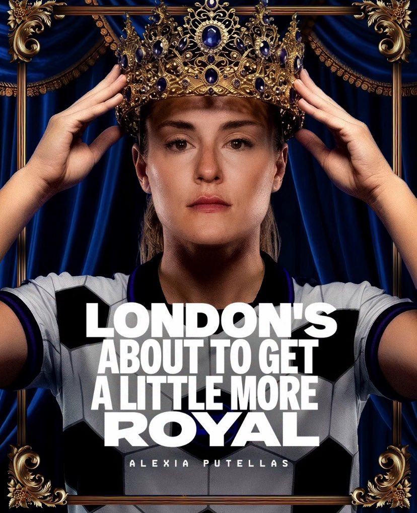 jlcats_'s tweet photo. Pepsi via IG with Alexia Putellas:

“LONDON’S ABOUT TO GET A LITTLE MORE ROYAL.” https://t.co/BdW2rxtEV8