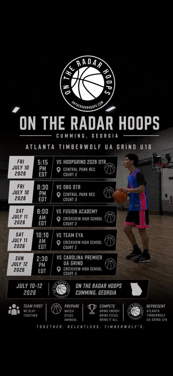 JohnAsima28's tweet photo. Live period!! On the radar hoops elite 32. Here’s my schedule coaches. https://t.co/LPwM03rGP6