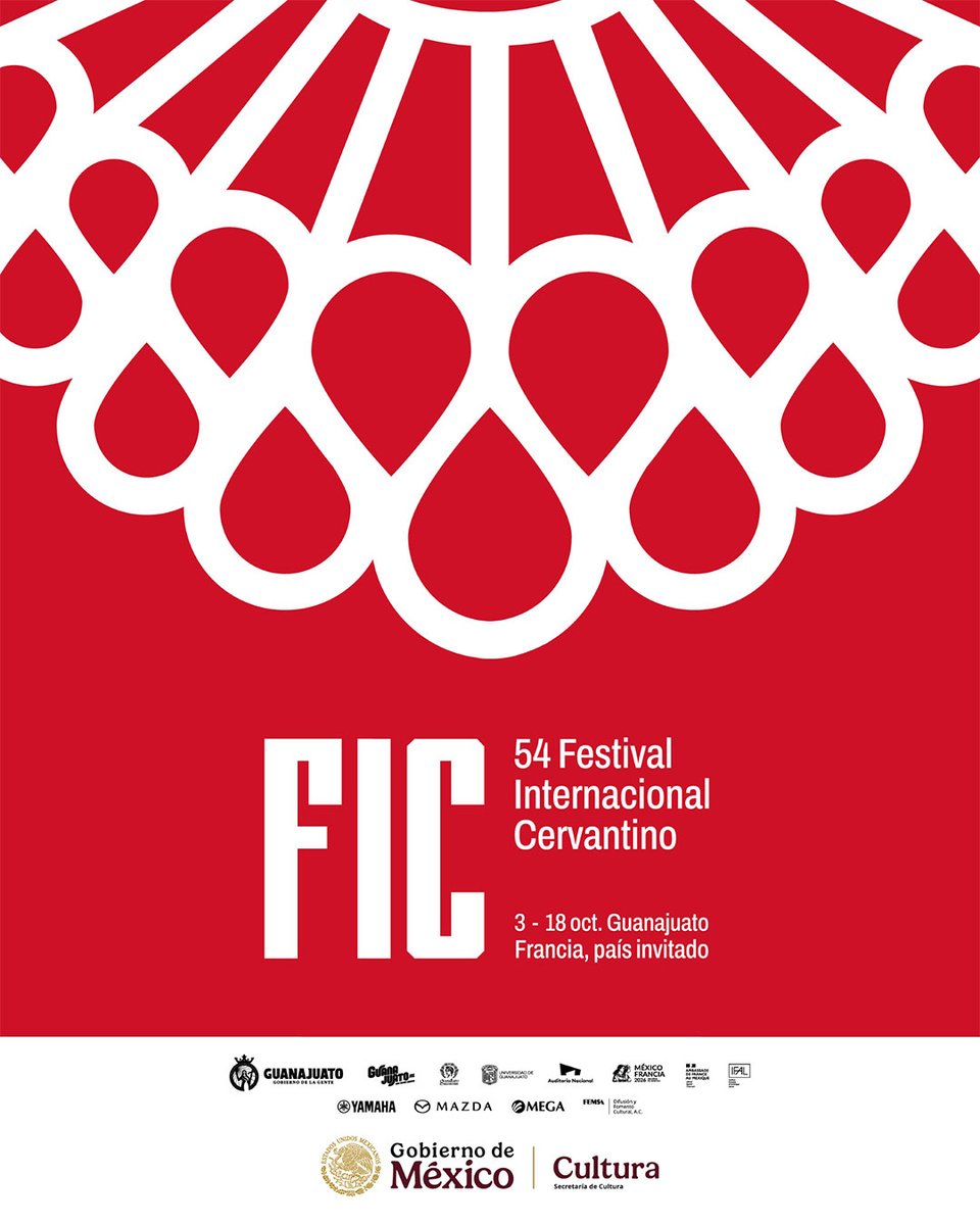 IPN_MX's tweet photo. ✨¿Ya estás listo para el 54 Festival Internacional Cervantino? Se llevará a cabo del 3 al 18 de octubre, en la ciudad de Guanajuato, con Francia como país invitado de honor. ¡No te lo pierdas, habrá música, danza, cine y teatro, entre otros eventos culturales!  🪗🩰 #FIC2026 #54FIC @cervantino