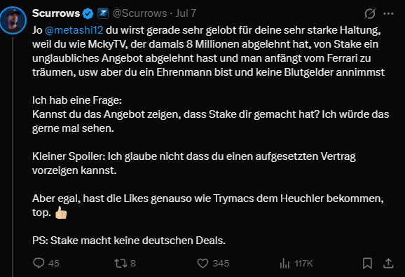 PeterLu913's tweet photo. @haidersau "Kleiner Spoiler: Ich glaube nicht dass du einen aufgesetzten Vertrag vorzeigen kannst"

Hat er nie behauptet. Ich hoffe das reicht dir, um meine Sicht zu verstehen https://t.co/OCIQ5d8rbe