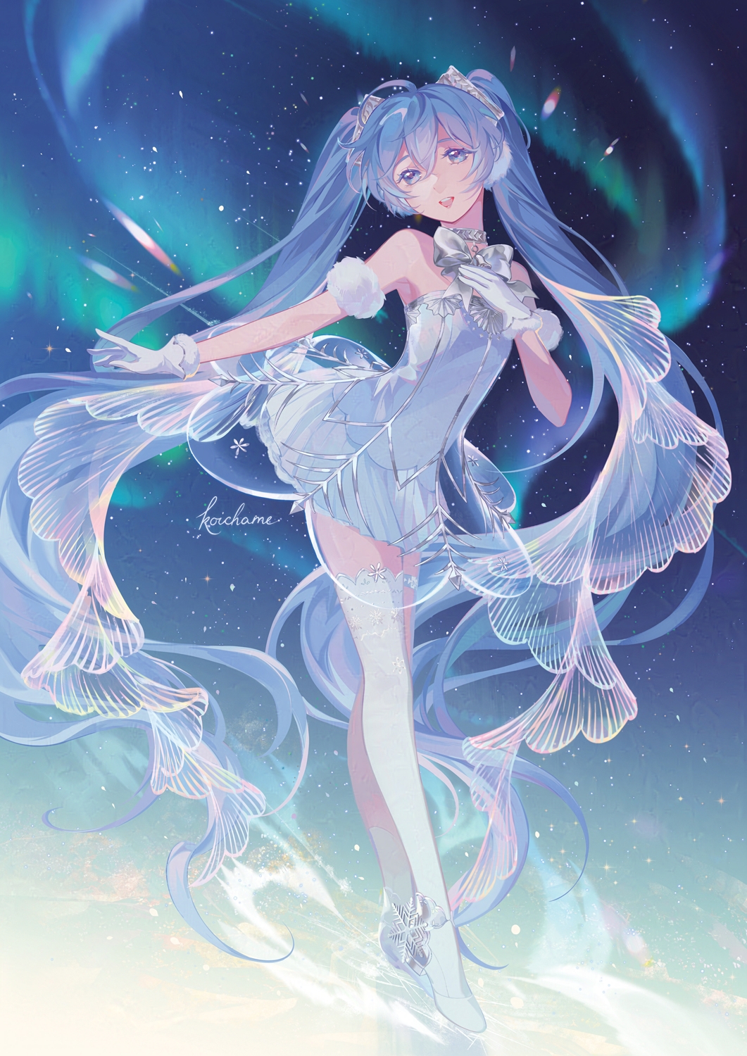 も*ふ様 ✴︎ 初音ミク Blooming ✴︎　手描き　イラスト　アナログ　色 miki 🌷 ANYC S20 on X: 