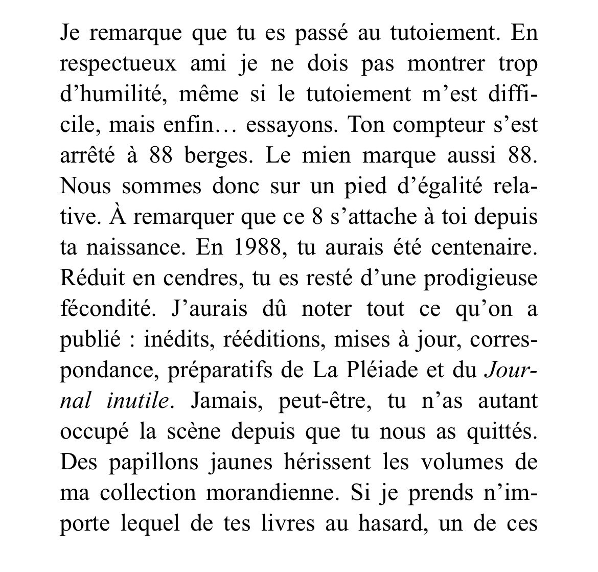 oublieusepost's tweet photo. Michel Déon, autre Hussard, exprime son admiration pour Paul Morand dans les Lettres de Château :

 « Je me suis baigné sur une plage de Corfou avec Ulysse et Nausicaa, j'ai marché dans Milan avec Stendhal (…) passé une journée à Manosque chez Giono et Morand m'a suivi partout.» https://t.co/0Hb18pT6yX