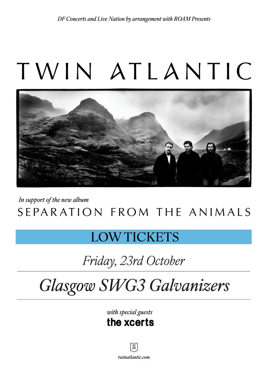 twinatlantic's tweet photo. Our first time playing at SWG3. A new experience for us in Glasgow is a rare thing. Let’s get it

https://t.co/4cYMT1y5zI https://t.co/OKPHwvByGL