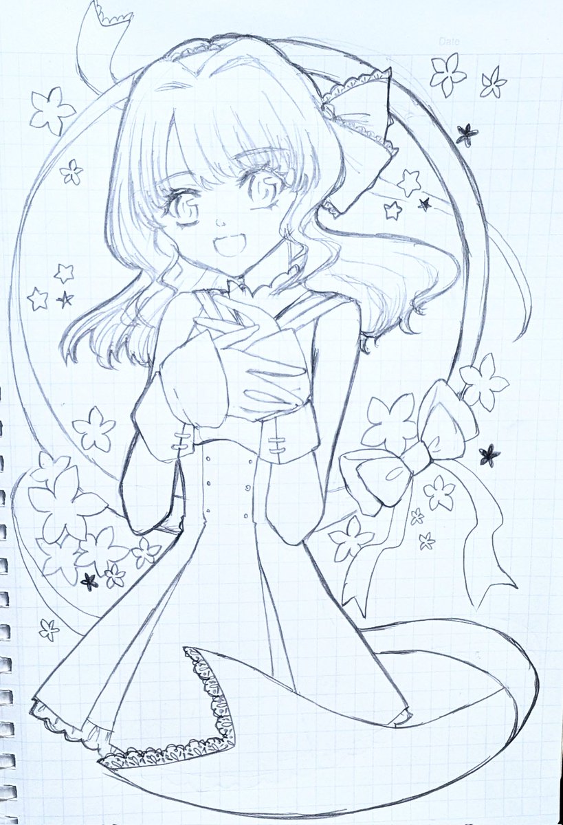 setunac's tweet photo. 突如として、自分と違う絵柄を描きたくなったんだけど、結局コレが限界……です……。細かい絵が描けるようになりたぁい……。 https://t.co/Y09wy2QQQa