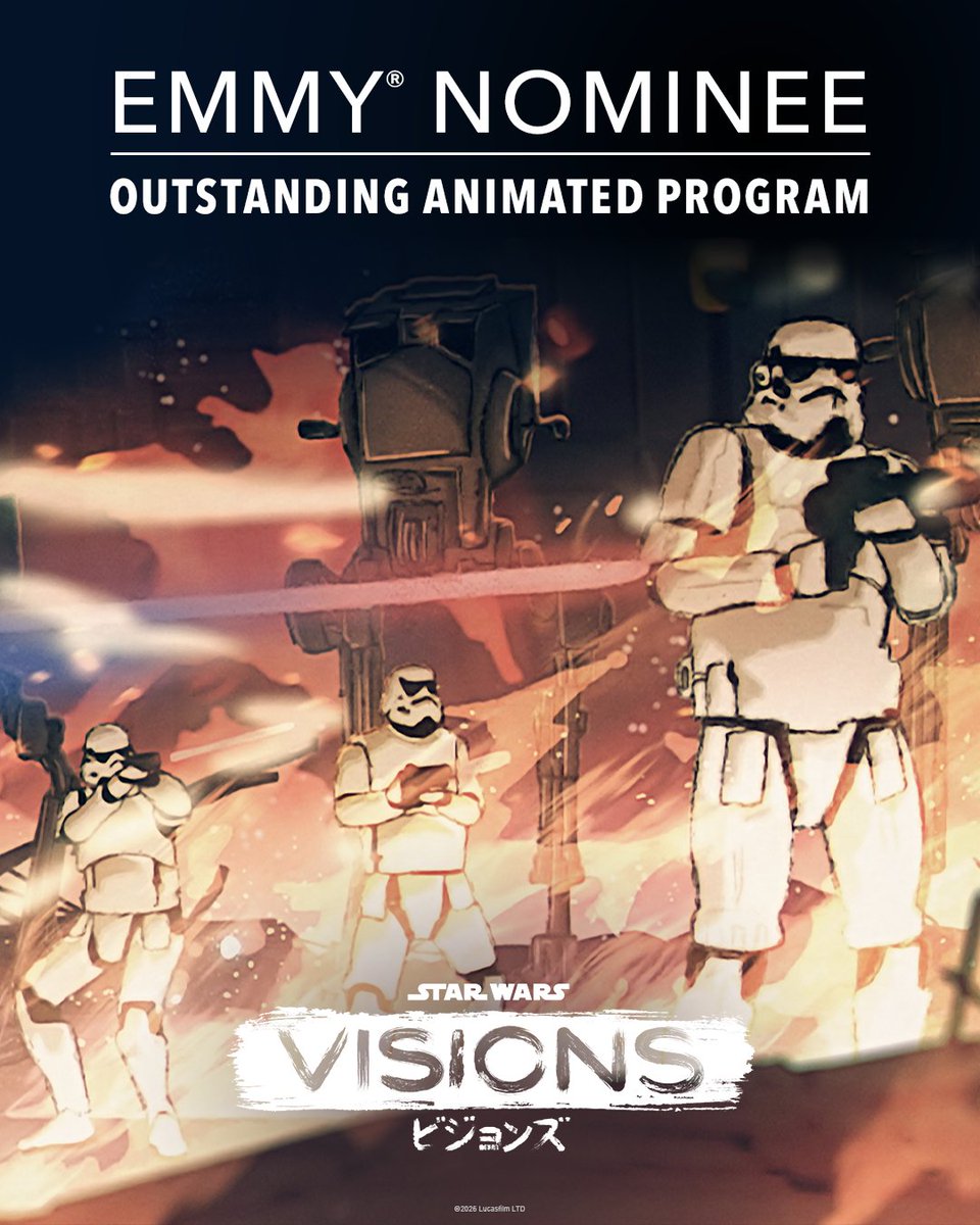 nyav_post's tweet photo. Congratulations to @Lucasfilm for their Emmy nomination! https://t.co/Rnf1o8vfBZ