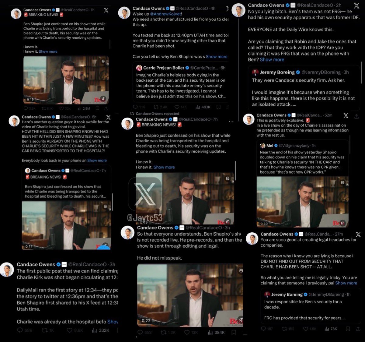JayTC53's tweet photo. Candace Owens is CRASHING OUT! 🤣

Here is her full meltdown from this morning. 

She think she is "GOING MAX" in reality she keeps digging her hole deeper for herself. 🥱 https://t.co/DOb8Vl6t9A