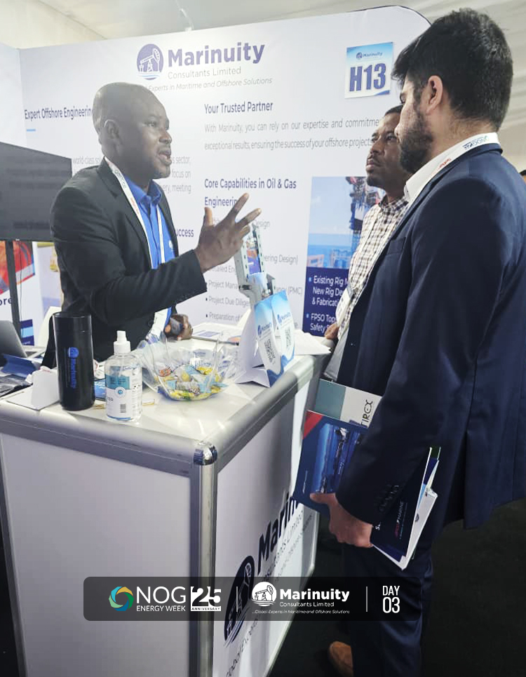 marinuity's tweet photo. Day 3 at #NOGEnergyWeek2026 continues with meaningful conversations and new industry connections.

Visit us at Booth H13 and let's discuss how Marinuity can support your maritime and offshore operations.

#NOGEnergyWeek2026 #Marinuityconsultants #Maritime #MarineEngineering https://t.co/Eswhrx89cY
