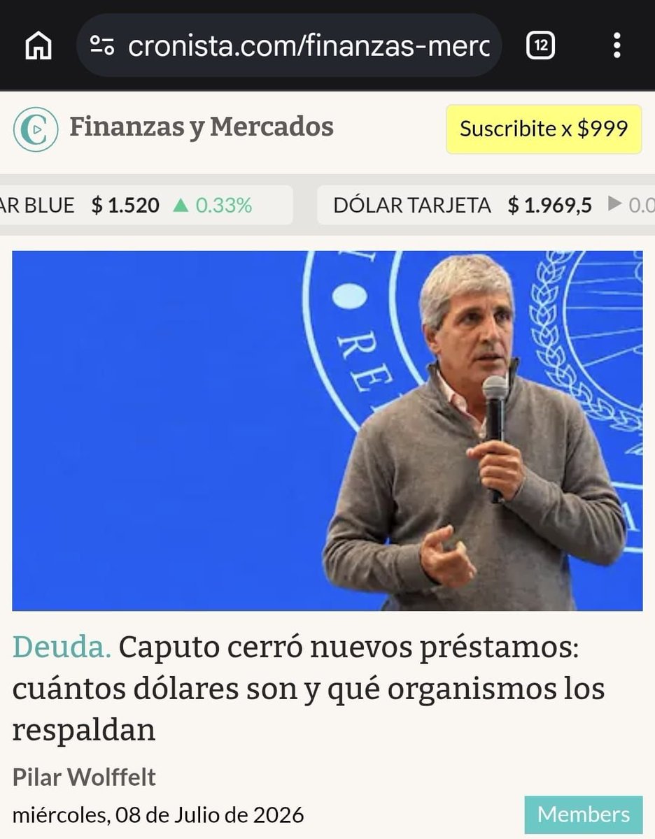 gabiestevezok's tweet photo. Hoy se publicó en el Boletín Oficial un nuevo endeudamiento. Otra piedra en el futuro de la Argentina, sí. Pero además el Deutsche Bank se lleva el 0,5% de comisión. Limpio, porque los honorarios se le pagan por fuera. ¿Quiénes fueron empleados del Deutsche Bank? Caputo y Bausili. Ministro de Economía y presidente del Banco Central haciendo negociados con sus antiguos patrones mientras hunden más y más a su propio país. Una constante en el gobierno de Milei.