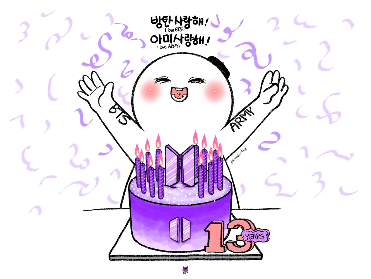 BunnybearArtist's tweet photo. 생일 축하해요 아미, 오래오래 같이해요
#ARMYDay #HappyBirthdayARMY https://t.co/ltIq4Xv6iQ