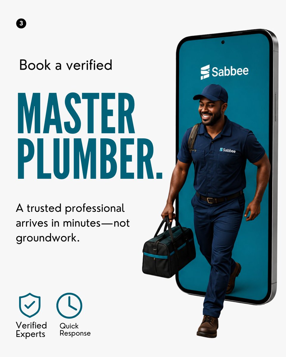 wesabbee's tweet photo. You might be wondering what "SABBEE" means to you as a homeowner. 

That bathroom pipe that's leaking needs to be fixed and deserves proper work, not trial and error from roadside plumbers in Abule Egba. https://t.co/T5R2iOthPc
