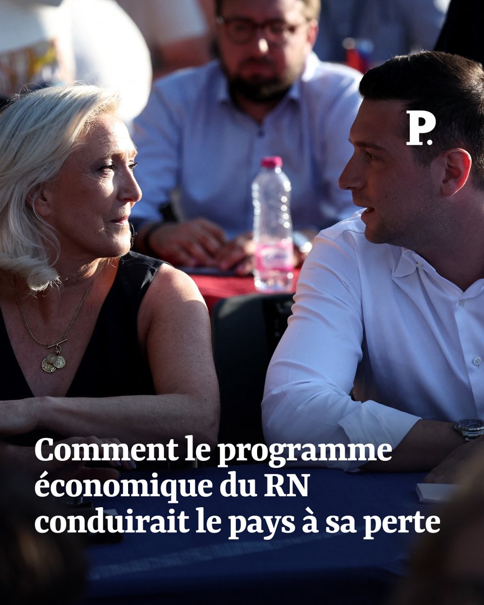 LePoint's tweet photo. Les différences de tonalité entre Marine Le Pen et Jordan Bardella cachent mal une même tendance au fourre-tout et à l’approximation financière. Qui risque bien, en cas d’arrivée au pouvoir, de se fracasser sur le mur de la dette.
https://t.co/JU4rDahqHc https://t.co/inwYC05rLm