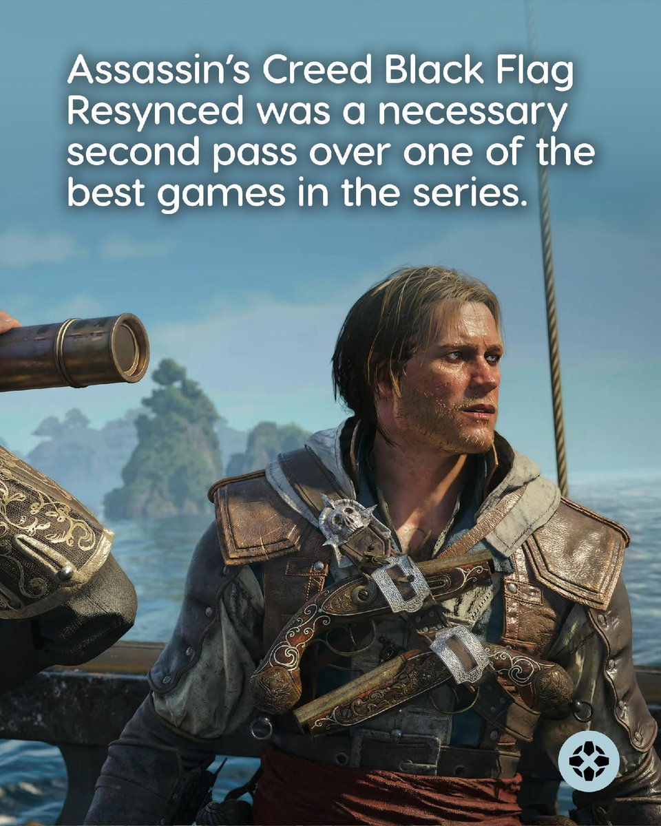 IGN's tweet photo. More than just a shinier version of the same game you remember, Assassin’s Creed Black Flag Resynced brings what was already one of the best games in the series up to today’s standards. https://t.co/vbrFJCr0CW (1/2) https://t.co/GFhIVF0GBv
