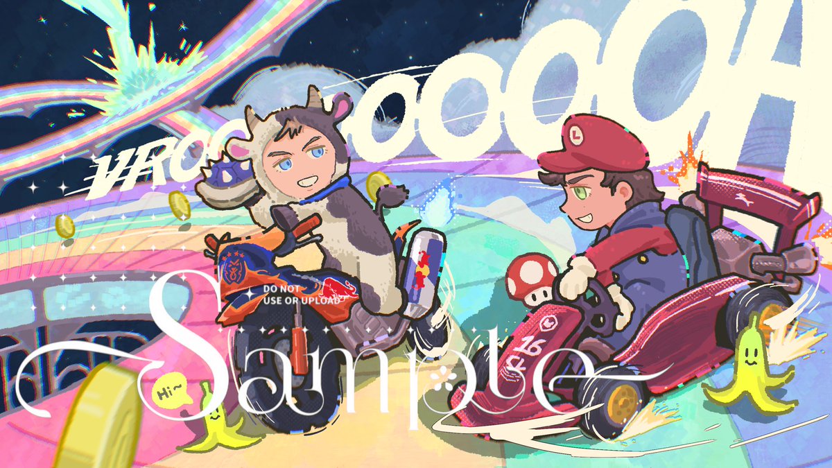 oceanjar_01's tweet photo. 🍌🏎️🐢🏎️💨

#lestappen #commissionwork https://t.co/61qoMPPNyk
