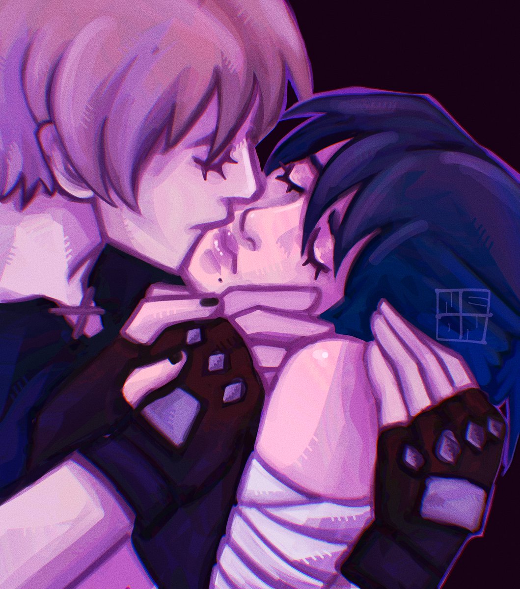 voidsneon's tweet photo. re4 ver. leon and rain 💜 #leonkennedy #ocxcanon #residentevil https://t.co/Y6xLpa8Izb