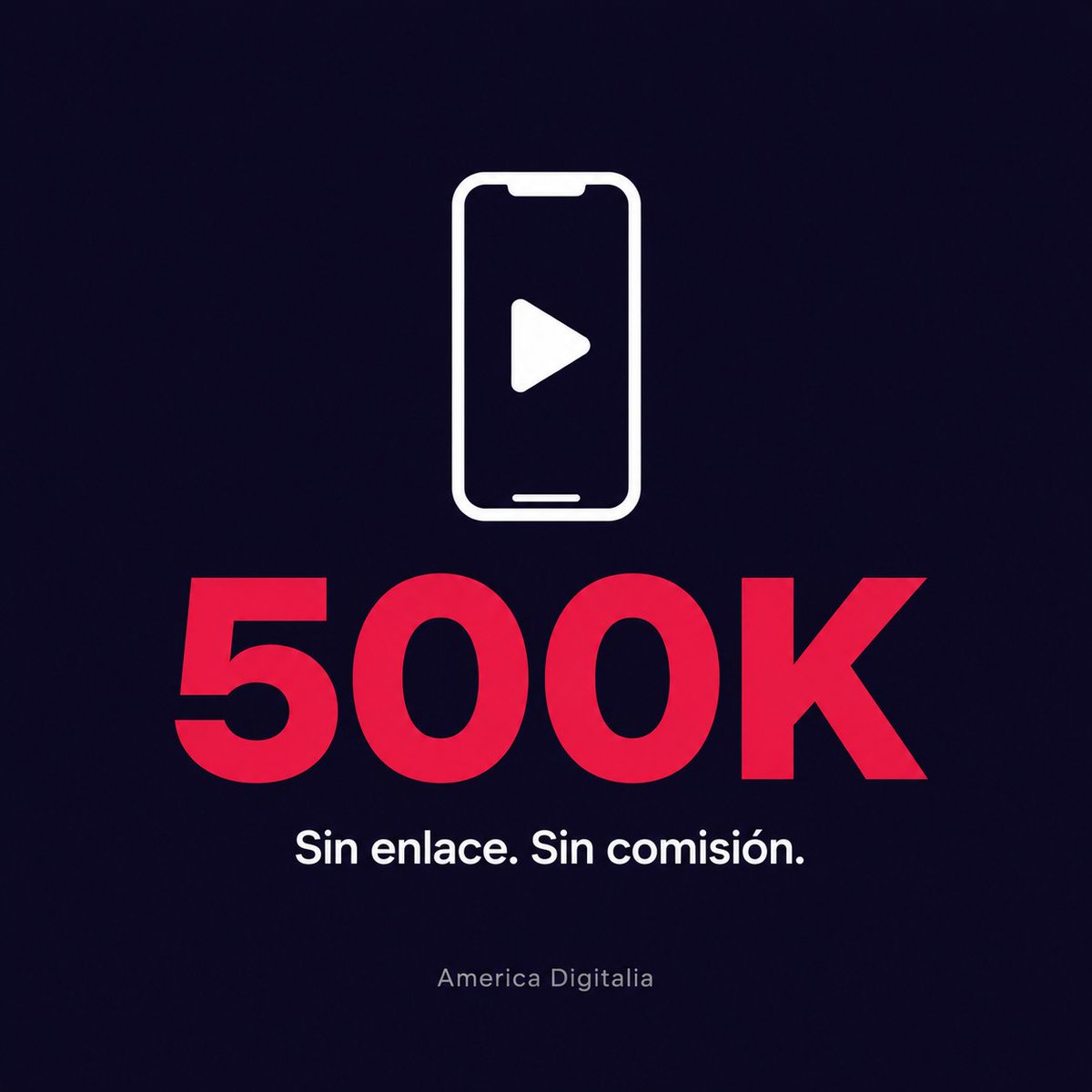 amdigitalia's tweet photo. Tu conocido grabó un reel con el móvil📱: 500 mil visualizaciones 🚀.
Sin presupuesto 💸. Sin enlace de afiliado en el perfil 🔗. ¡Y ahora está sin comisiones! 🥲
No cometas ese error. 👀
—America Digitalia
#TGO #Reels #AmericaDigitalia #LATAM https://t.co/MCf7R8GGPQ