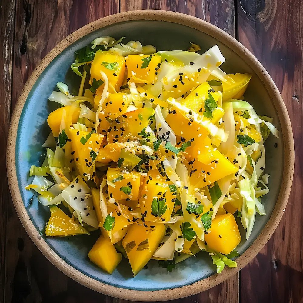 summer_food's tweet photo. The most delicious cabbage, mango, and carrot salad I've ever tasted, and it only takes minutes to make! 😍
Full Recipe: https://t.co/M67eEqgTLm https://t.co/aAcWHzGfyL
