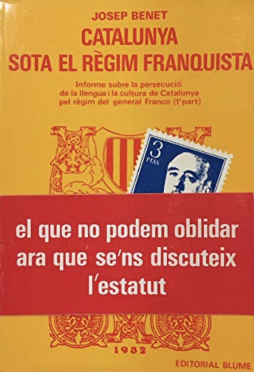 jolival65's tweet photo. JBenet ho avisà als setanta, noranta i dos mil. Llengua i cultura en greu perill mentre molts hi veien normalitat. Avui en tenim el resultat: un autèntic drama q els enemics aplaudeixen. Reeditar el text a @EditorialBase és gairebé un acte de resistència a contrarellotge. https://t.co/zHELIwZMZb