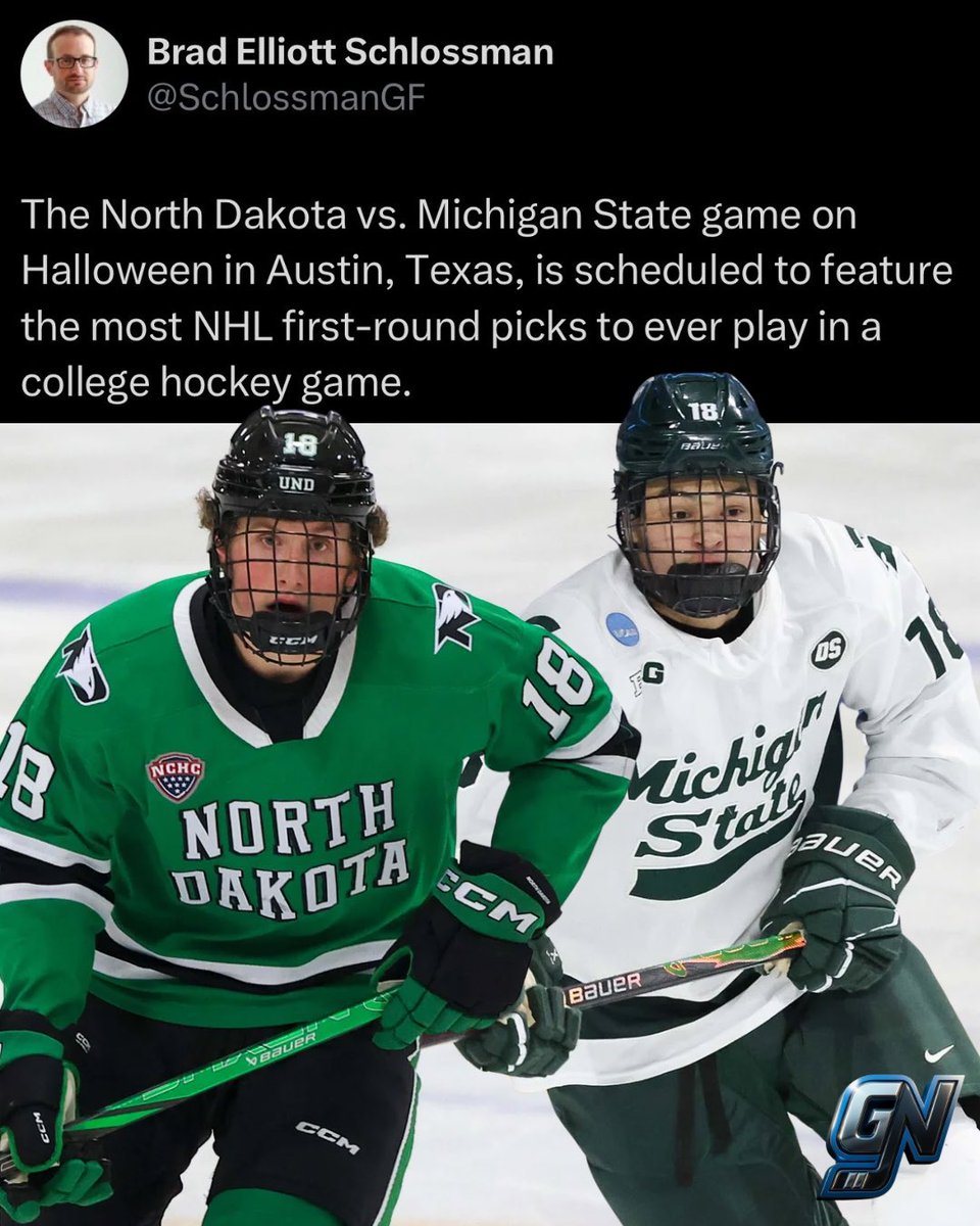 GameNotesBud's tweet photo. NoDak vs. MSU on Halloween is set to feature a combined 13 first-round picks. This one’s going to be a THRILLER 🎃🔥 https://t.co/qsOxhxdut8