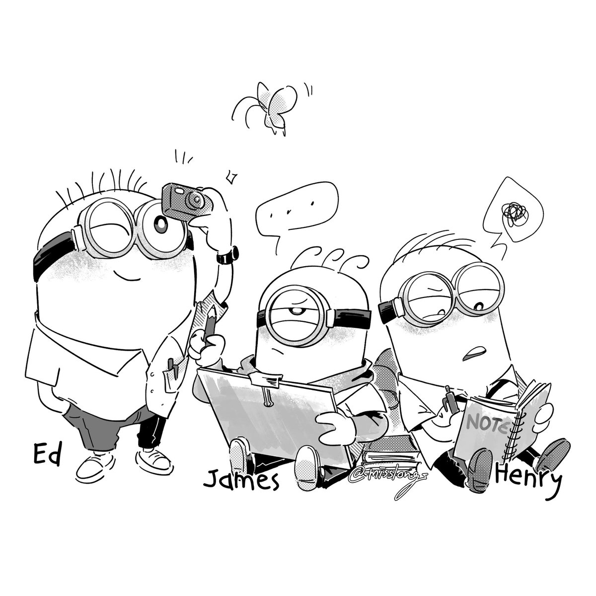 misslong205215's tweet photo. #minions #minionsfanart 
they with school au https://t.co/DOg7Ph15o7
