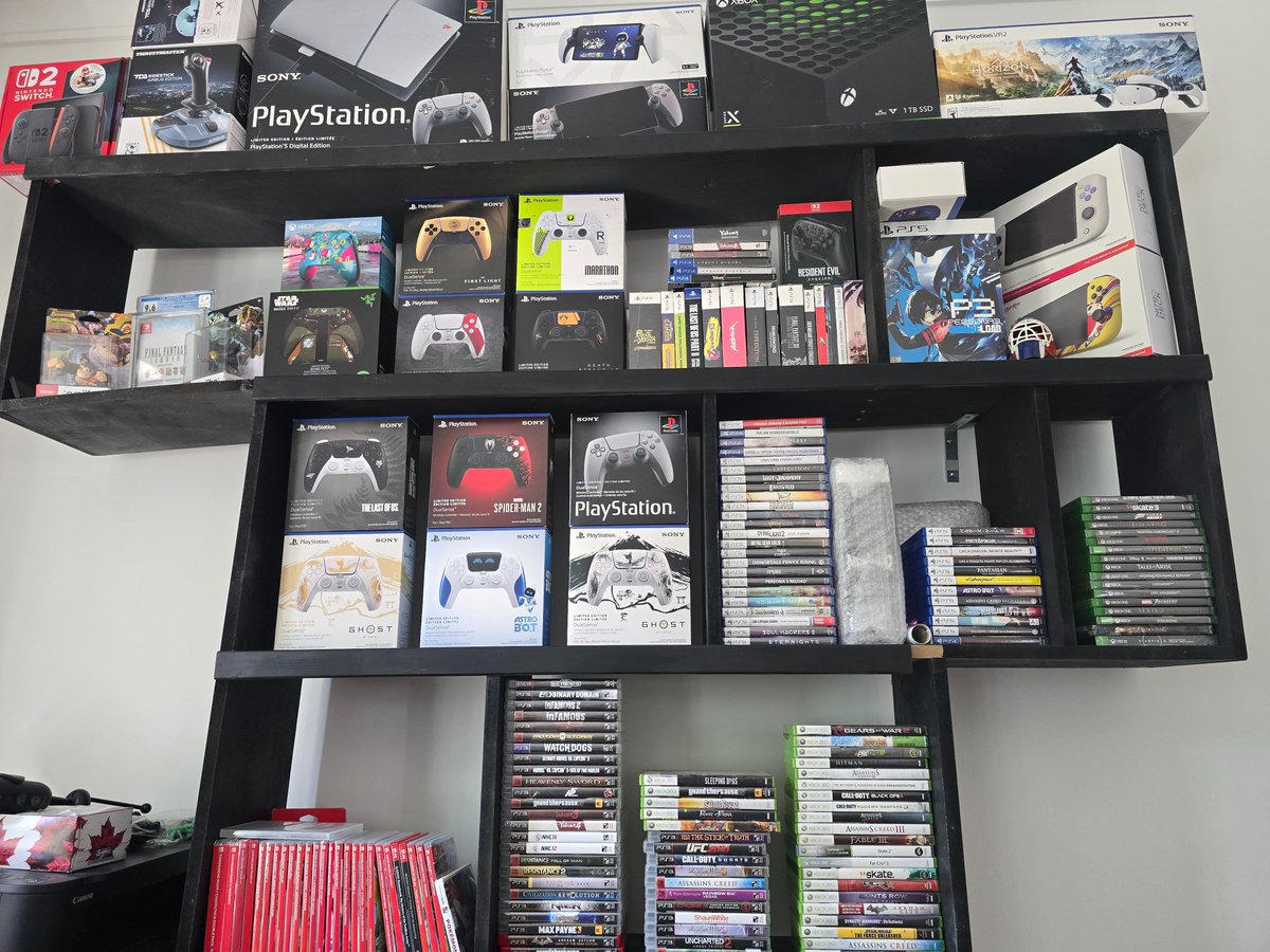 ClaudeRivest's tweet photo. @PlayStation Physical media or bust. https://t.co/qRzNoUx3Lf