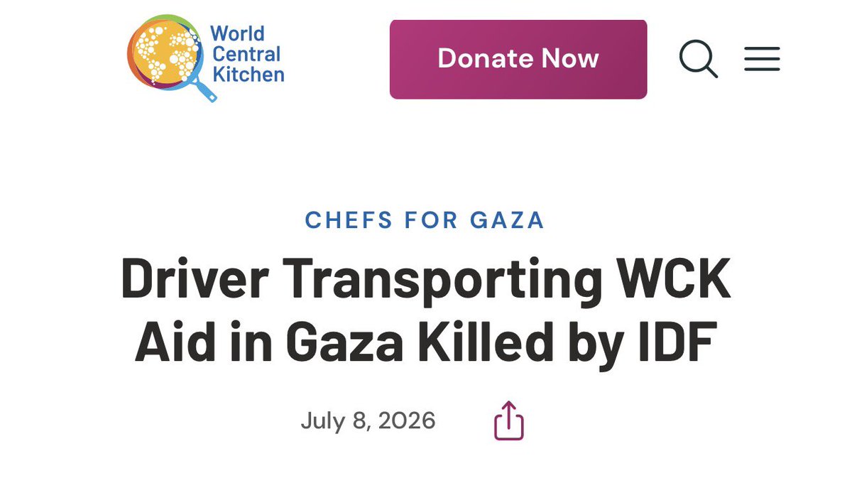 AssalRad's tweet photo. Israel killed a WCK driver, Ahmad Nasser Saleem, in Gaza today. They’re still killing humanitarian workers and obstructing aid.

Is the media going to report this or is it not newsworthy? https://t.co/Olx1bYrZyZ