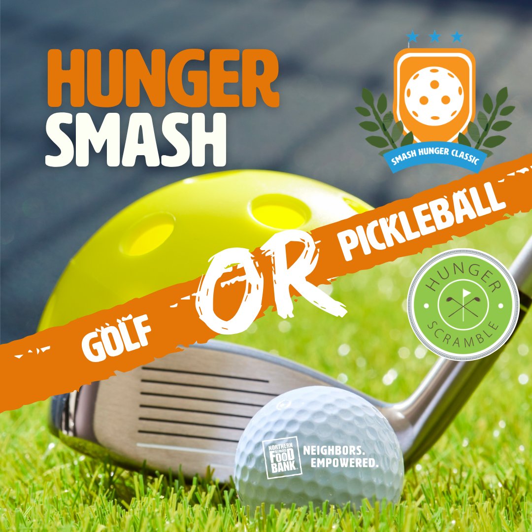 ILfoodbank's tweet photo. Golf or Pickleball? 🤔 You choose. 🫵

Join us on Monday, August 17 for the 28th Annual Hunger Scramble Golf Outing and Smash Hunger Classic Pickleball Tournament.

Register today: https://t.co/NYa3cBwuk8 https://t.co/ibVgI4XZwM