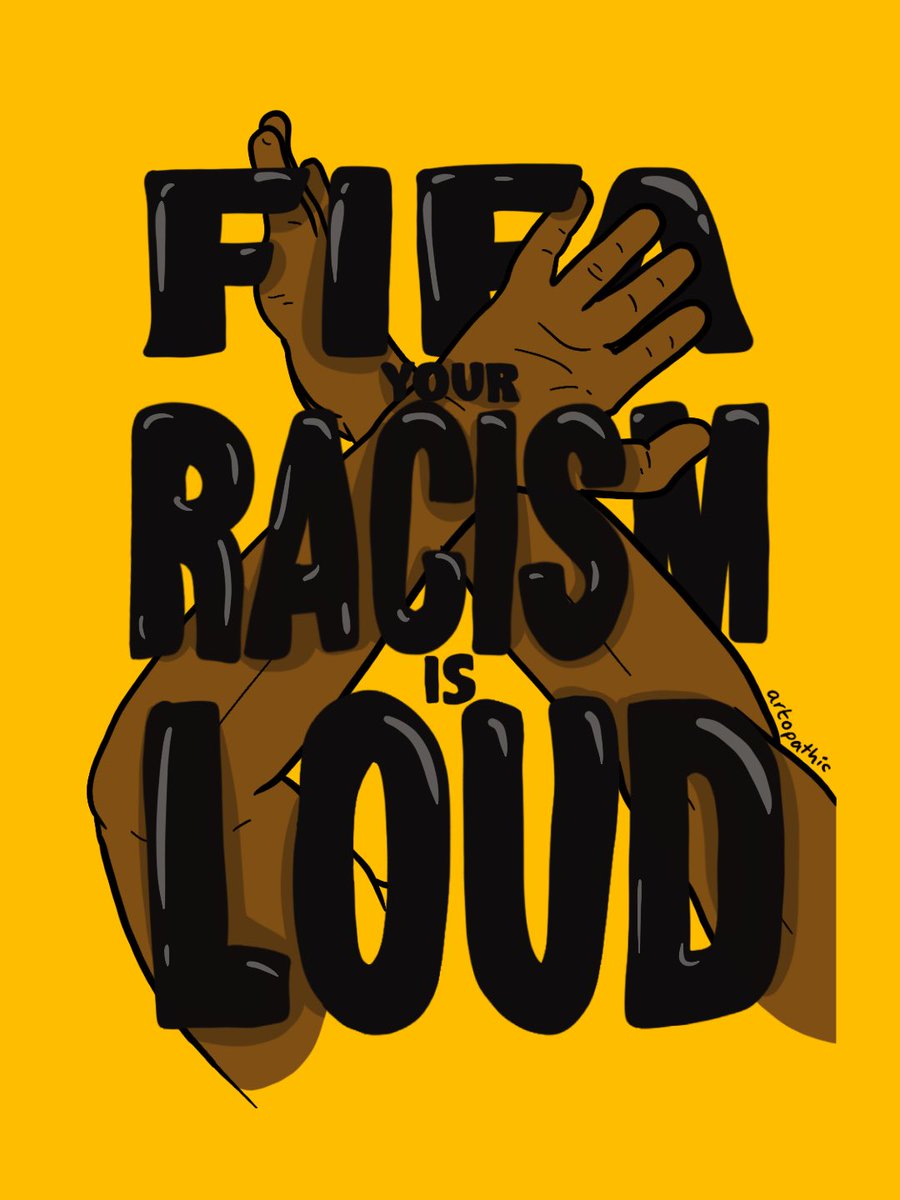 artopathic's tweet photo. #FIFA

NO TO RACISM! https://t.co/dvKOp1d4uj