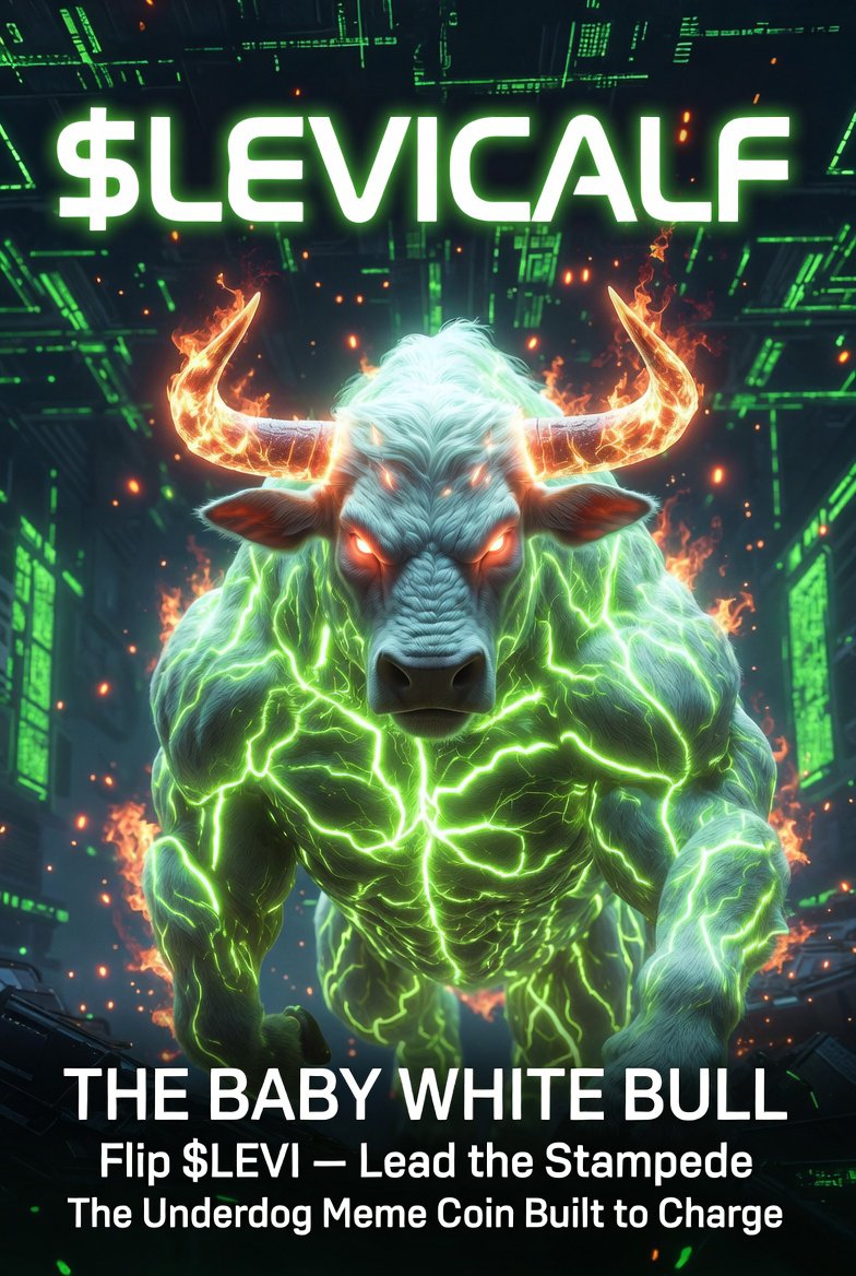 harryge73's tweet photo. THE UNDERDOG HAS ARRIVED. $LEVICALF — THE BABY WHITE BULL is here to FLIP $LEVI and lead the next legendary stampede.
The Baby White Bull isn’t asking for permission.
CA: D71ZjzGKk5duRFBmdzDMNmehyFuoN3xx1bCFiPQPpumpIf
#FLIPLEVI https://t.co/DgJkJwHWA5