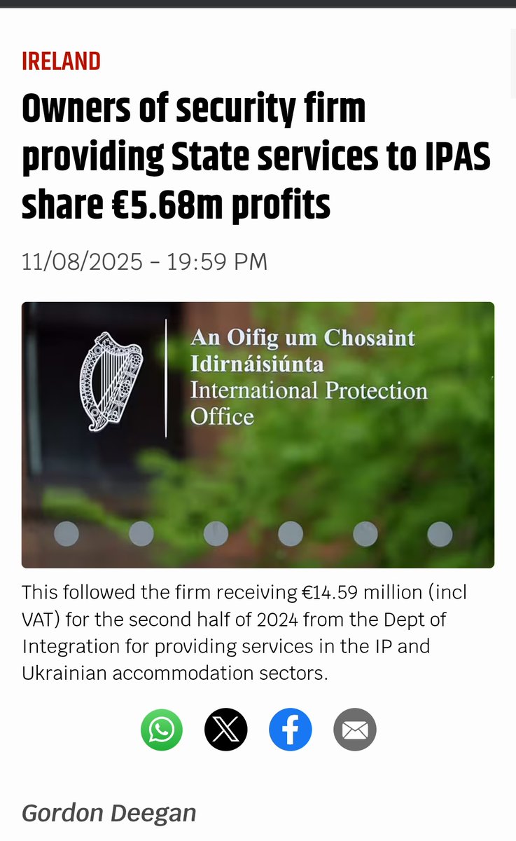ManDearSir's tweet photo. AllPro Securiry Services Galway.......

They do Securiry at IPAS Centres.

Have brought in 100 Non-EU Workers to Ireland in the first 6 months of 2026 alone.

The Legal Visa System Is Destroying The Country.
The Proof Is Here In The Numbers. 

Abolish The Visa System Forever. https://t.co/pDgDVjRLfa