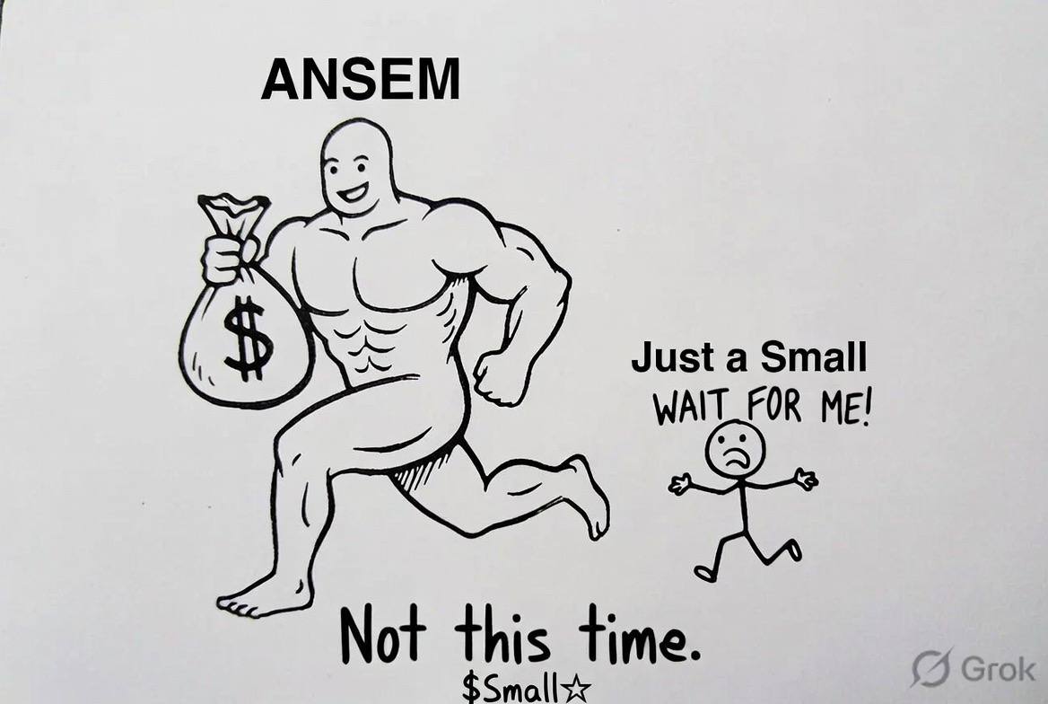 Cryptopotentt's tweet photo. Just a small please $Ansem https://t.co/AuFfy5bqxg