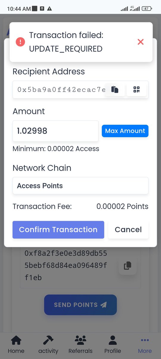 MaddaMusba11342's tweet photo. @Access_Chain Access Network is a useless project 
People let’s stop doing it 
It’s a scam project 
Because we mined our coins and they blocked us from making transactions 
We have over 10k coins but they locked our accounts so we can’t transfer the coins 
Access Network is a scam project, https://t.co/p7PK0wurnj