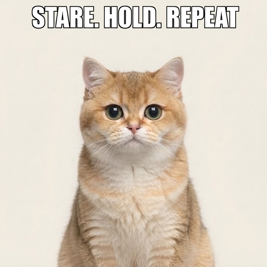 Dwane400's tweet photo. All you have to do is STARE!! $Starecat. https://t.co/u15Fw1bRav
